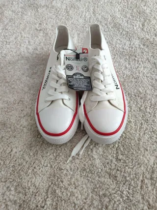 Zapatillas Geographical Norway Mujer Blancas