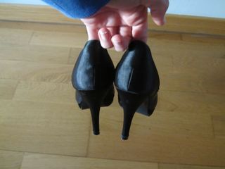 Zapatos de tacón Arian Gold negros