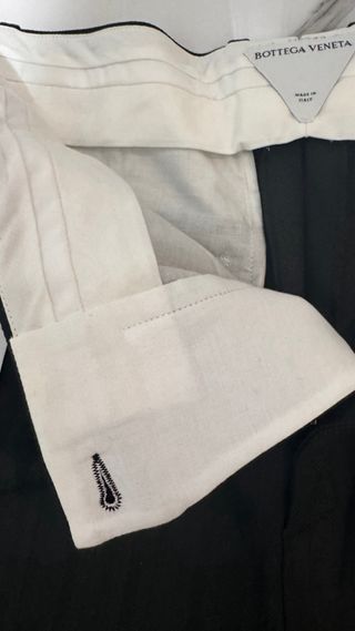 Pantaloni Bottega Veneta Neri Nuovi con Etichetta