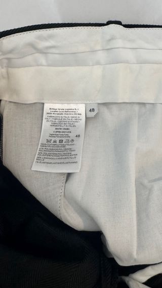 Pantaloni Bottega Veneta Neri Nuovi con Etichetta