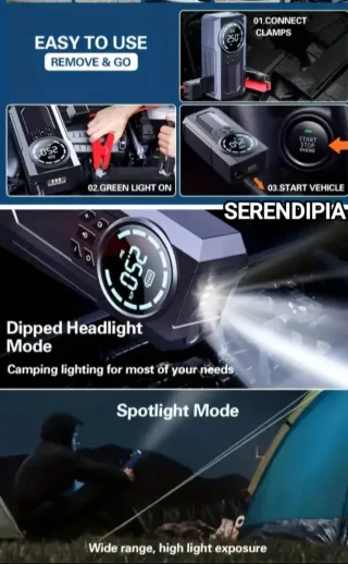 ARRANCADOR COMPRESOR PARA COCHE.