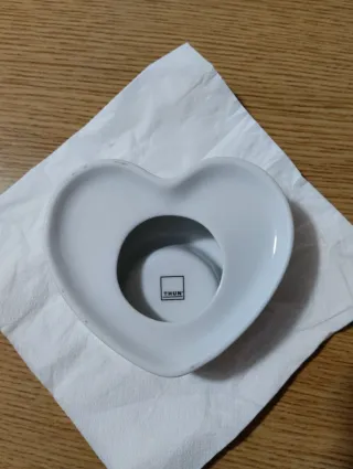 Portacandele Thun a forma di cuore