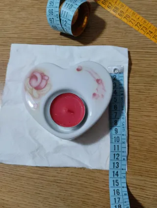 Portacandele Thun a forma di cuore