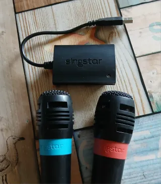 Pareja de micrófonos Singstar
