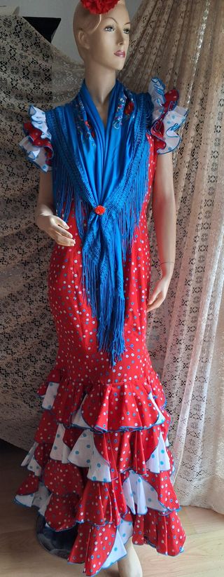 Traje Flamenca H.Lozano Almonte Talla 42-44