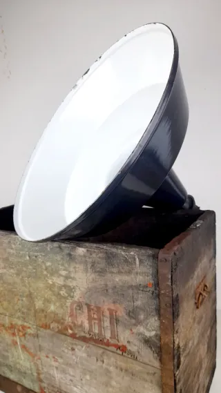 Lampada industriale sospensione metallo nero