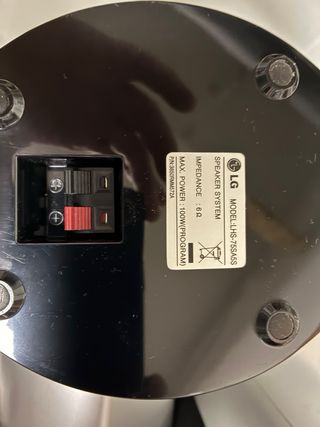 Altavoces LG Home Cinema Negros