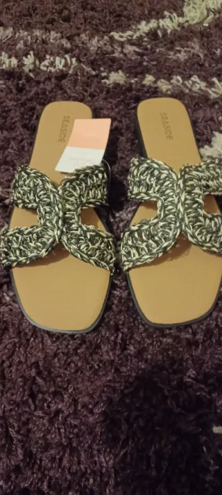 Sandalias Seaside Negras Talla 39