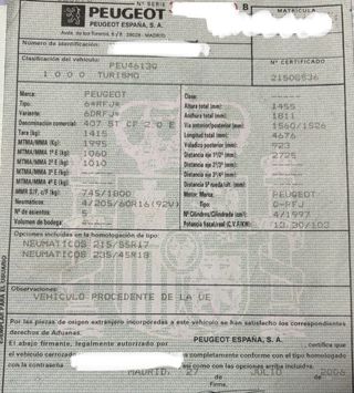 Peugeot 407 [averiado]
