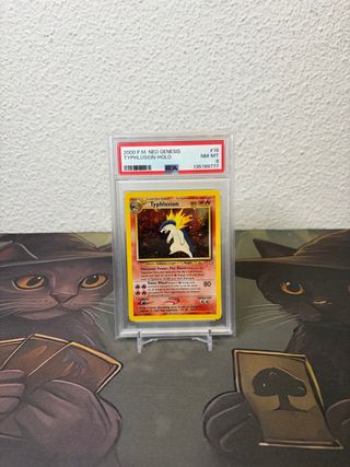 Typhlosion PSA 8 Neo Genesis 18/111 Pokémon TCG NM