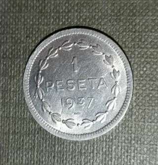 Lote colección:1 y 2 Pesetas 1937 Gobierno Euzkadi