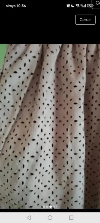 Shorts Zara antelina rosa Talla XS