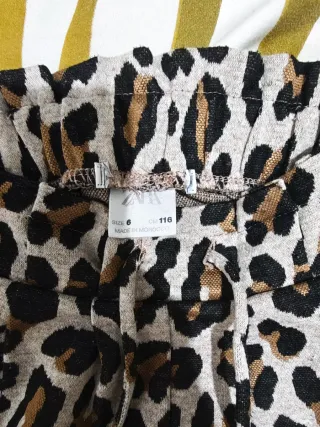 Pantalón Harem Niña Estampado Animal print