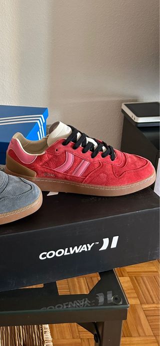 Zapatillas Coolway Goal Rojas y Rosas