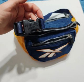 Riñonera Reebok Vintage años 90 Azul y Naranja