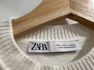 Jersey Zara Blanco Talla S