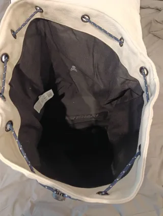 Bolso y Mochila Scalpers Multifunción Beige/Negro