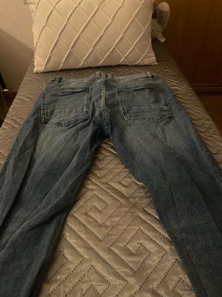 Pantalón skinny hombre azul