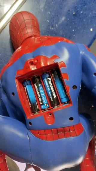 Super Spiderman con sensor movimiento y voz