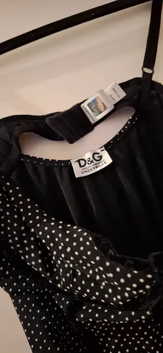 Dolce & Gabbana bustier pois nero