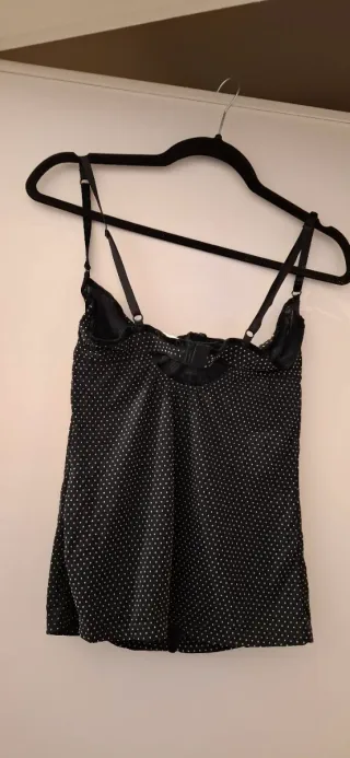 Dolce & Gabbana bustier pois nero
