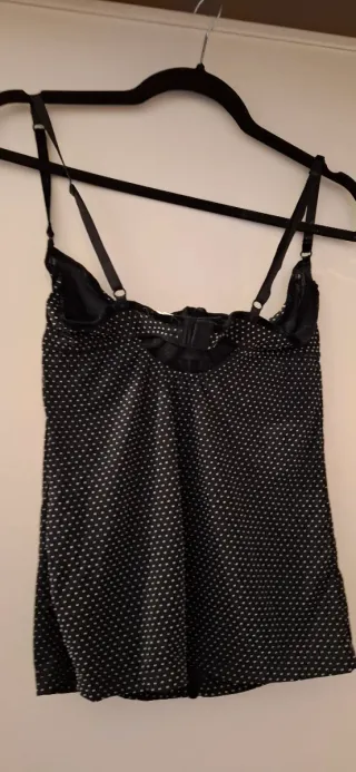 Dolce & Gabbana bustier pois nero