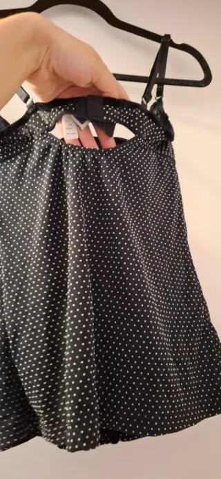 Dolce & Gabbana bustier pois nero