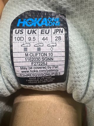 Hoka One One Clifton 10 Scarpe Uomo Tg 44