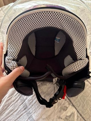 Casco Moto Shiro Dibujos Animados