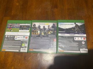 Lotto 3 Giochi Xbox One: FIFA 16, R6 Siege, FIFA 1