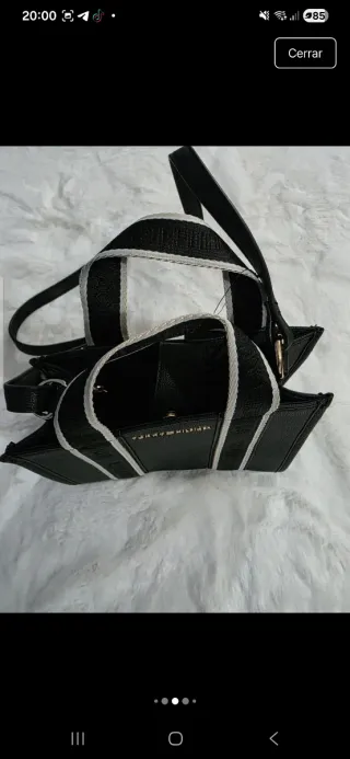 Bolso Tote Tommy Hilfiger Negro Nuevo
