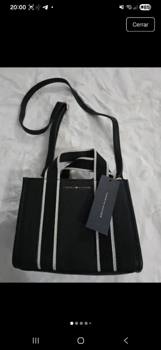 Bolso Tote Tommy Hilfiger Negro Nuevo
