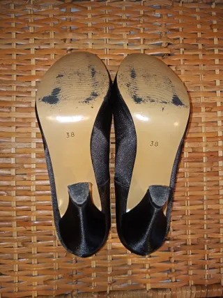 Zapatos de tacón negros