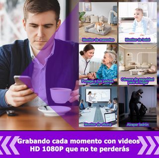 NUEVO Cargador Cámara Espía Oculta WiFi 1080P