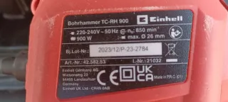 Martillo Perforador Einhell + Brocas y Cinceles
