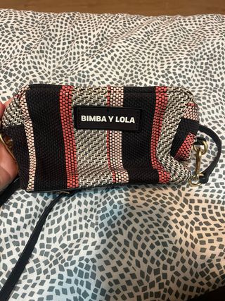 Bolso Bimba y Lola tejido rayas