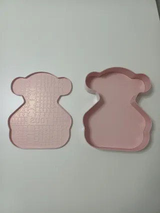 Caja metálica Tous rosa empolvado