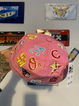 Cappello New Era Pink Multicolor 56.8 cm