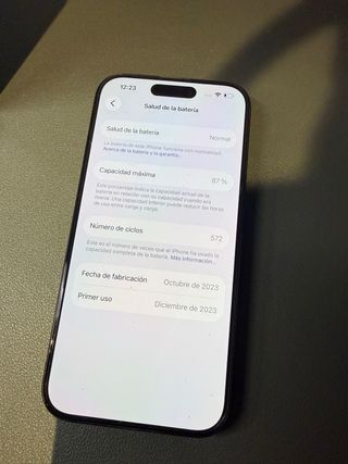 iPhone 15 Pro 128GB titanio negro