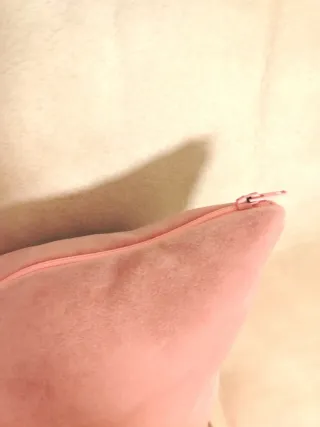 Fundas de cojín de terciopelo rosa y azul