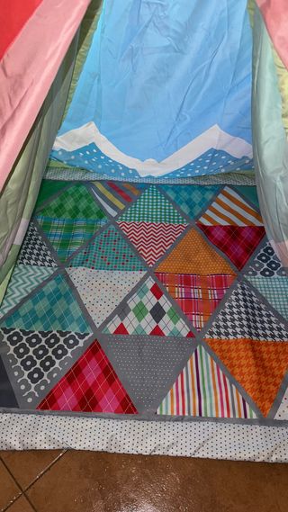 Tienda de campaña y alfombra de juegos 2 en 1