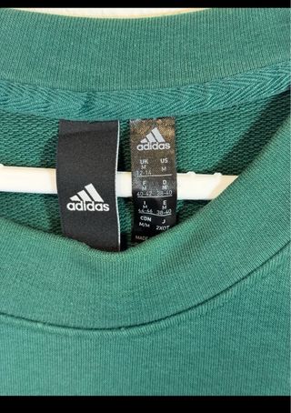 Sudadera Adidas Verde Mujer