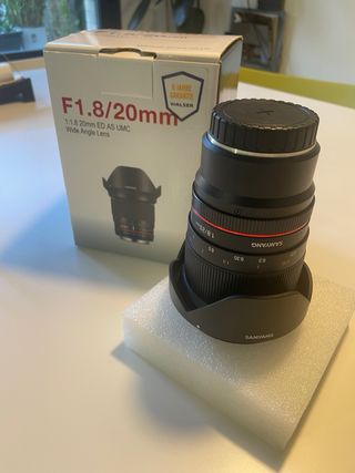 Objetivo Samyang 20mm F1.8 ED AS UMC Sony E