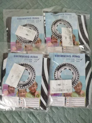 Pack 4 Flotadores Rueda Piscina