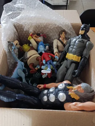 Box Action Figure, giocattoli ecc