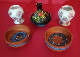 Lote Decoración Artesanía Quemador Ceniceros