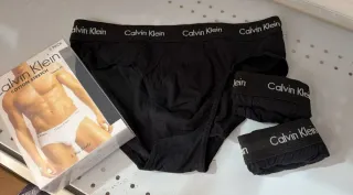 Calvin Klein Slip Uomo 3 Pezzi Nero