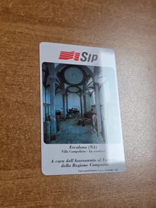 Scheda Sip Turistica P102 Ercolano Technicard