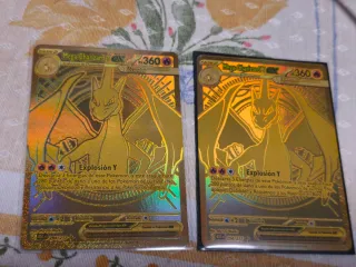 Mega Charizard Y EX Carta Pokémon Dorada