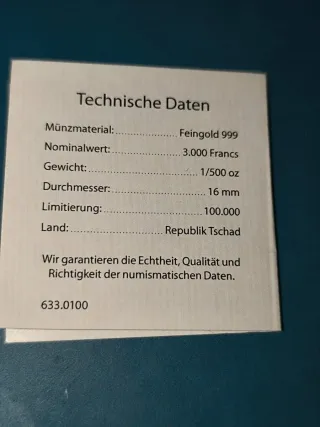 Moneda Oro 24K 30 Aniversario Caída Muro